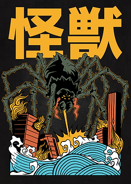 Spider Monster City Attack