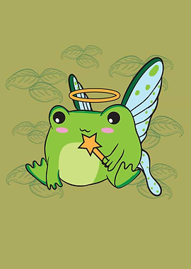 Cottagecore Aesthetic Frog