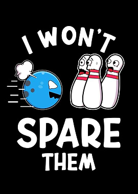 Bowling Ball Pins Spare