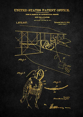83 Aviator Suit Patent
