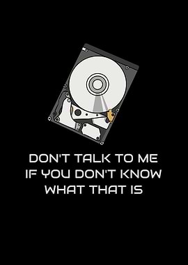 Hard Drive Computer Nerd