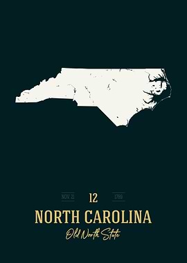 North Carolina State Map
