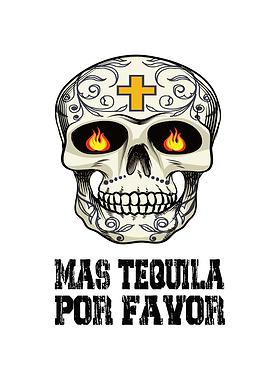 Skull Tequila Halloween