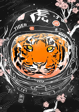Tiger astronaut