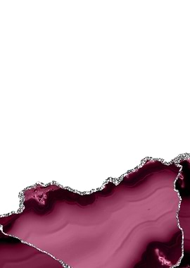 Burgundy Silver Agate 13