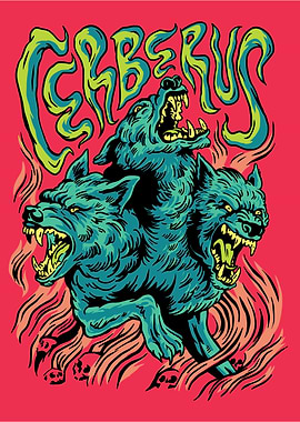 Cerberus dogs wolves greek