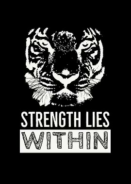 Tiger Illustration Strong