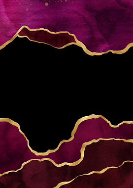 Burgundy Painted Agate 04