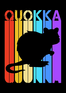 Colorful Quokka