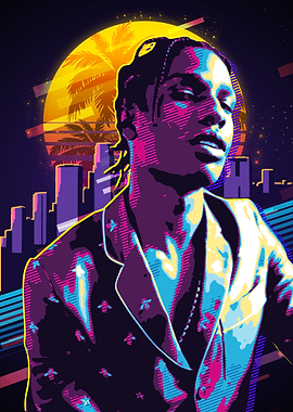 Asap rocky retro 80s