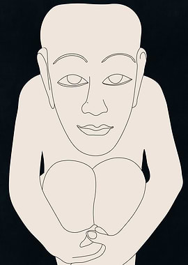 Minimal line drawing 53