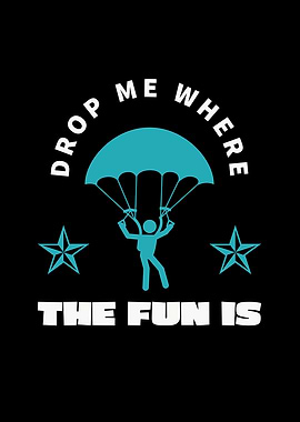 Parachute Skydiving Jump