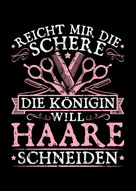 Schere Friseurin Geschenk