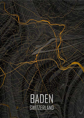 Baden Switzerland Map