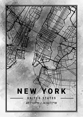 New York City Map USA