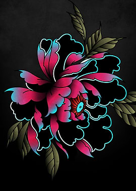 peony tattoo