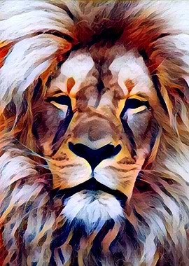 Painted Lion