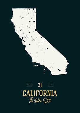 California State Map USA