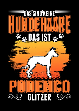 Podenco Glitzer Windhund