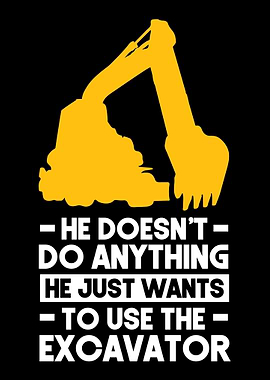 Excavator Operator Driver