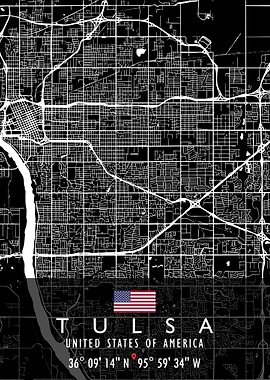 TULSA MAP USA