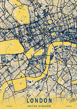 London England City Map