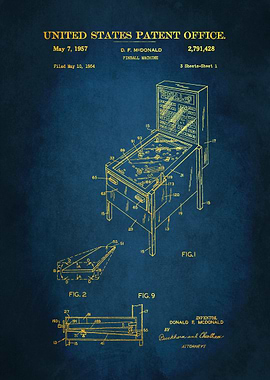 2 Pinball Machine Patent