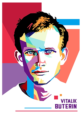 vitalik buterin pop art