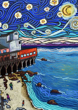 Starry Night Over Monterey