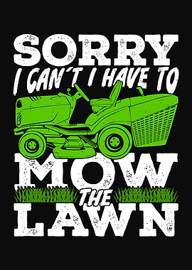 I Have To Mow The Lawn