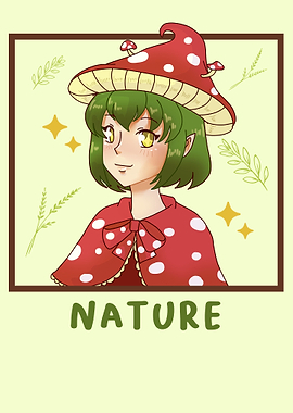 Cottagecore Anime Girl