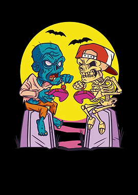 Halloween Skeleton and