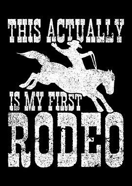Rodeo Cowboy Riding