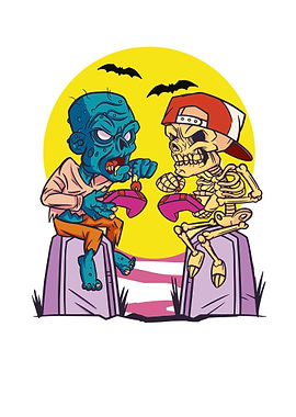 Halloween Skeleton and