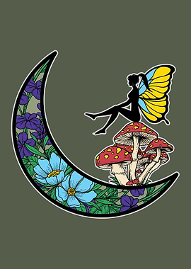 Cottagecore Fairycore Moon