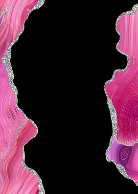 Magenta Silver Agate 02