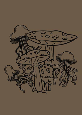 Cottagecore Mushroom Fungi