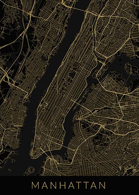 New York Manhattan Map