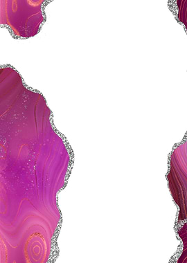 Magenta Silver Agate 06