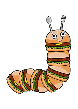 Caterpillar Cheeseburger