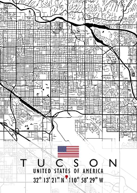 TUCSON MAP USA