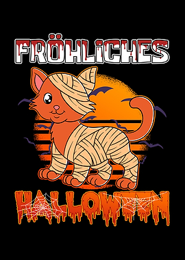 Halloween Mummy Cat