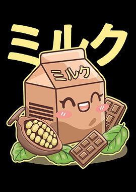 Kawaii Milk Retro Japanese