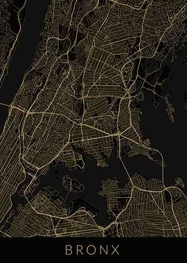 New York Bronx Map