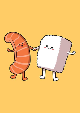 Sushi Food Dancing Japan