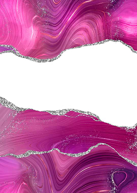 Magenta Silver Agate 08