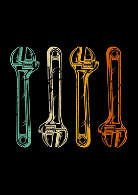 Retro Mechaniker Handwerk