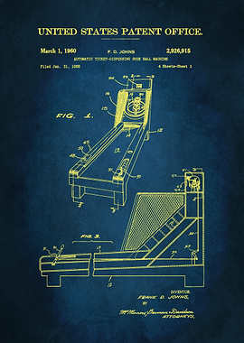 20 Skee Ball Machine Pate