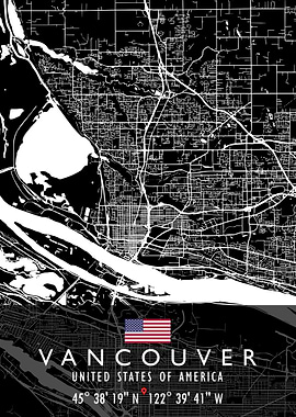 VANCOUVER MAP USA
