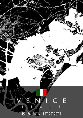 VENICE MAP ITALY
